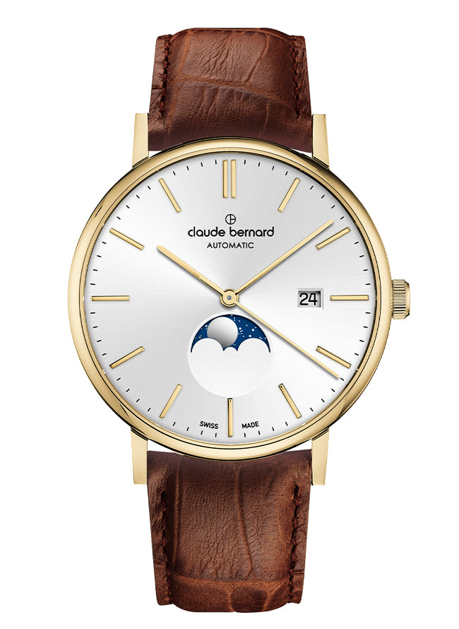 Slim Line Automatic Moon Phase – Claude Bernard