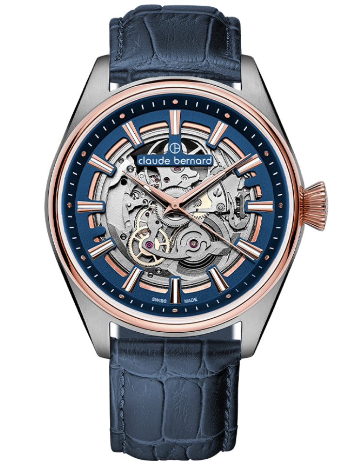 Claude Bernard Heritage Automatic Skeleton 85309-357RC-BUIR
